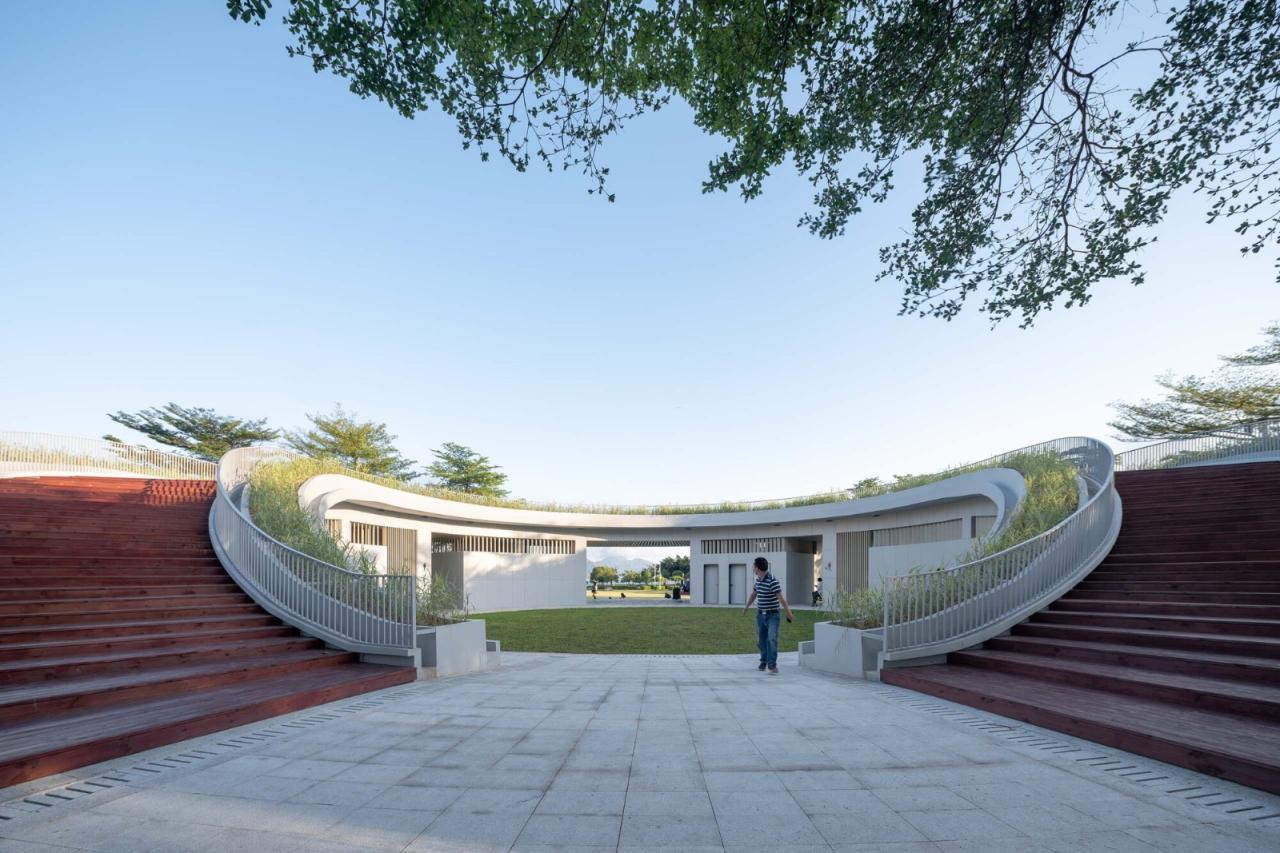 BIM建筑|深圳湾公园海风运动广场公厕设计 / CCDI 21设计工作室 BIM建筑|深圳湾公园海风运动广场公厕设计 / CCDI 21设计工作室