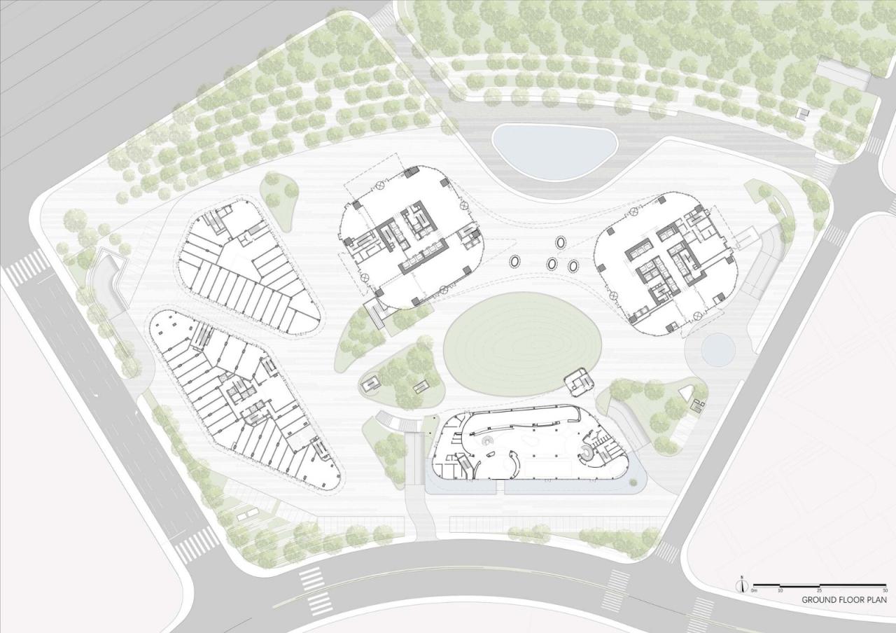 BIM建筑|钱江潮涌:杭州世茂智慧之门超高层城市综合体 / 姜平工作室 BIM建筑|钱江潮涌:杭州世茂智慧之门超高层城市综合体 / 姜平工作室