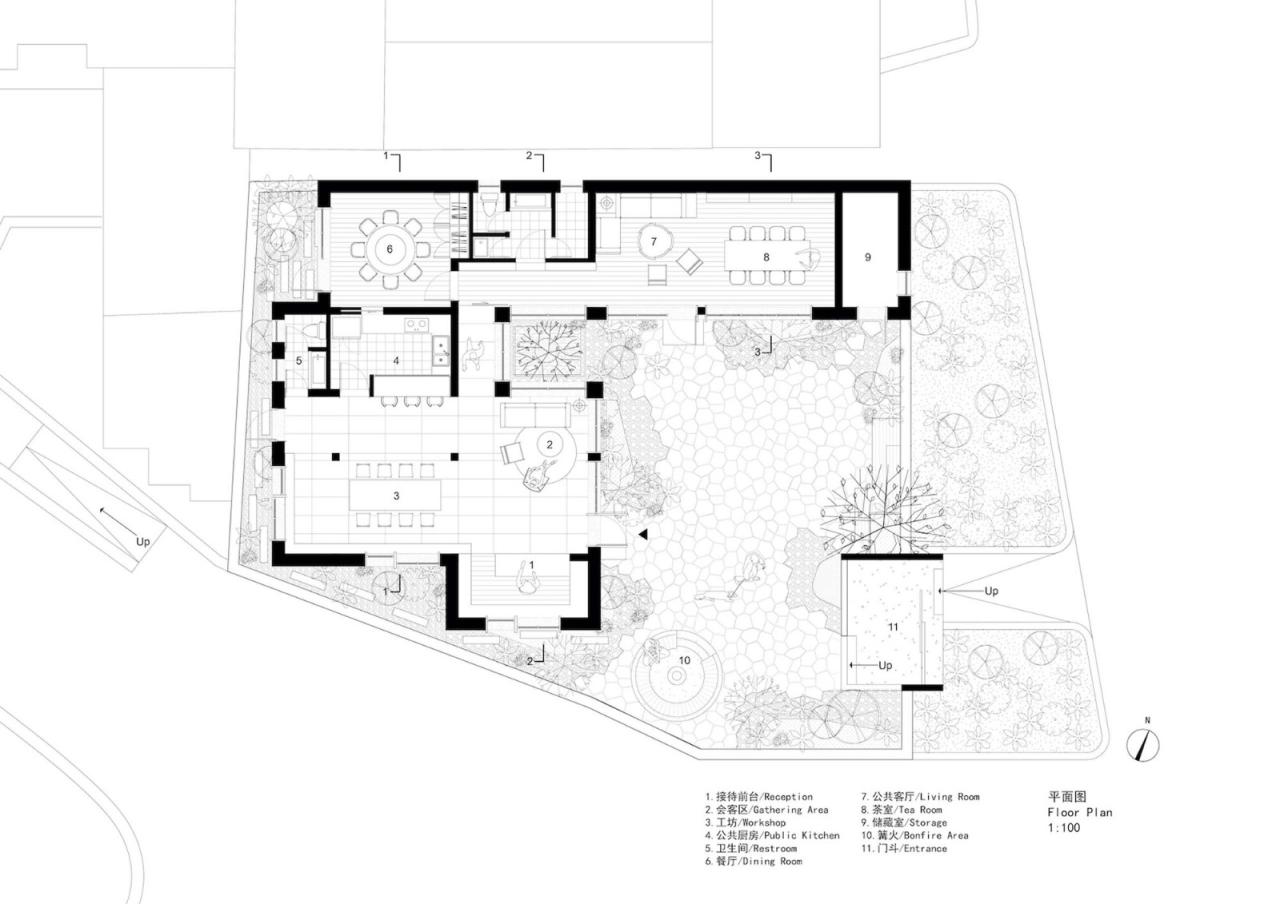 BIM建筑|折山院,西邵渠民宿接待中心 / MAT超级建筑事务所 BIM建筑|折山院,西邵渠民宿接待中心 / MAT超级建筑事务所