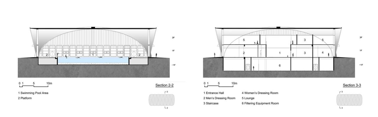BIM建筑|东南大学游泳馆 / 周琦工作室 BIM建筑|东南大学游泳馆 / 周琦工作室