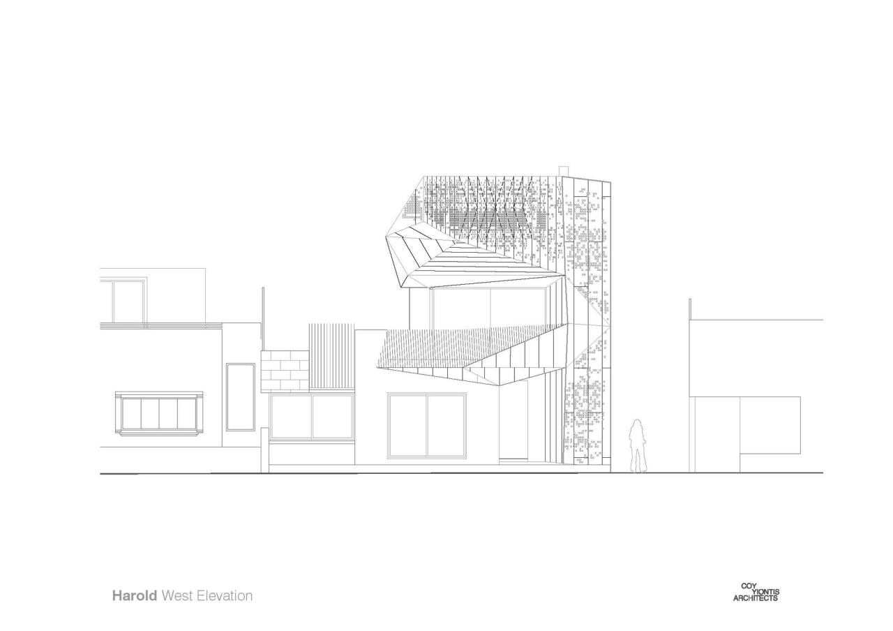 BIM建筑|戏剧化结构,哈洛德住宅 / Coy Yiontis Architects BIM建筑|戏剧化结构,哈洛德住宅 / Coy Yiontis Architects