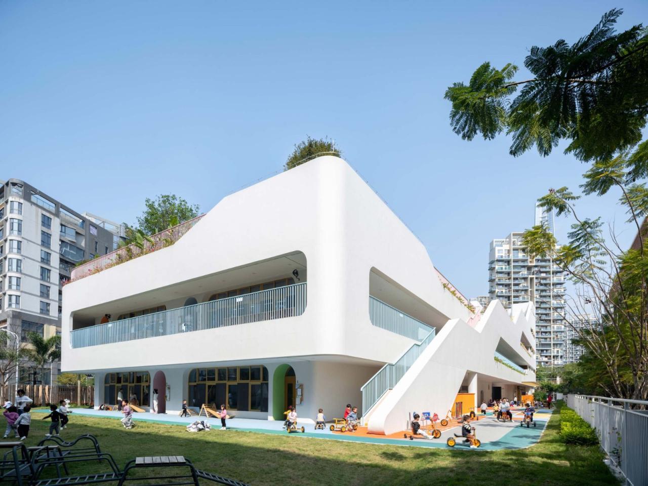 BIM建筑|深圳市南山区教育幼儿园深圳湾分部 / 深圳市天华建筑设计 BIM建筑|深圳市南山区教育幼儿园深圳湾分部 / 深圳市天华建筑设计