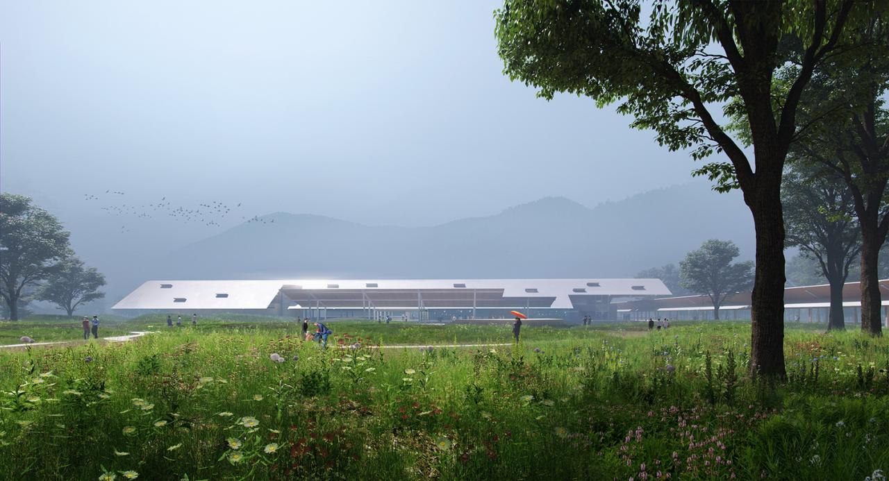 BIM建筑|瞬间公园 INSTANT PARK:甬台温高速公路改扩建工程院桥服务区设计方案 / 也似建筑 BIM建筑|瞬间公园 INSTANT PARK:甬台温高速公路改扩建工程院桥服务区设计方案 / 也似建筑