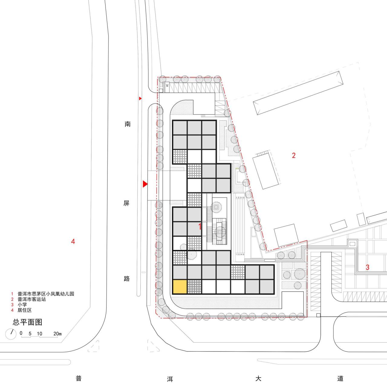 BIM建筑|普洱市思茅区小凤凰幼儿园 / 华南理工大学建筑设计研究院 陶郅工作室 BIM建筑|普洱市思茅区小凤凰幼儿园 / 华南理工大学建筑设计研究院 陶郅工作室