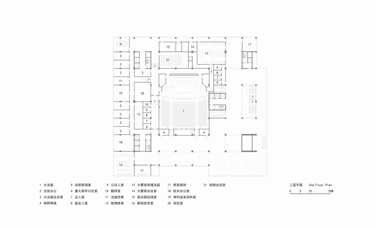 BIM建筑|凝固的正义•常州市中级人民法院扩建 / 简和建筑 BIM建筑|凝固的正义•常州市中级人民法院扩建 / 简和建筑