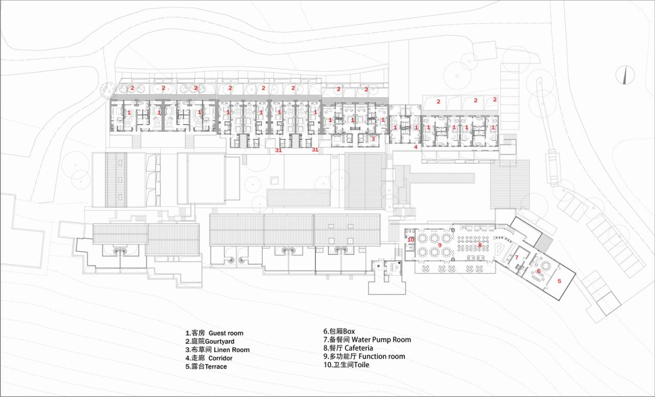 BIM建筑|瀑布下的诗意栖居:尧珈•瀑布村 /上海尧舜建筑设计有限公司 BIM建筑|瀑布下的诗意栖居:尧珈•瀑布村 /上海尧舜建筑设计有限公司