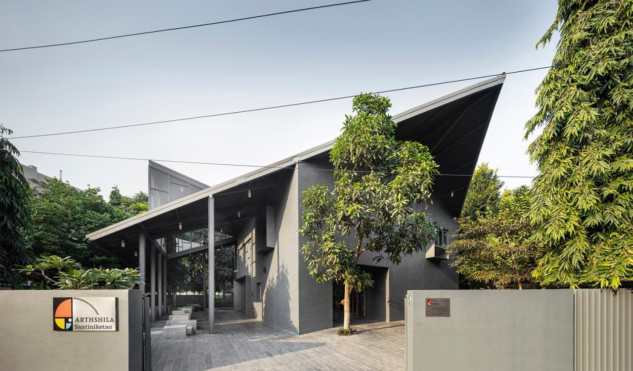 BIM建筑|Arthshila文化中心 – 文化适应及再利用私人基础设施 / Abin Design Studio BIM建筑|Arthshila文化中心 – 文化适应及再利用私人基础设施 / Abin Design Studio