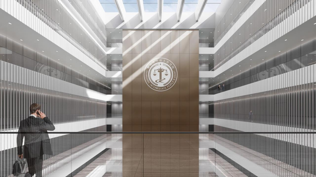 BIM建筑|凝固的正义•常州市中级人民法院扩建 / 简和建筑 BIM建筑|凝固的正义•常州市中级人民法院扩建 / 简和建筑