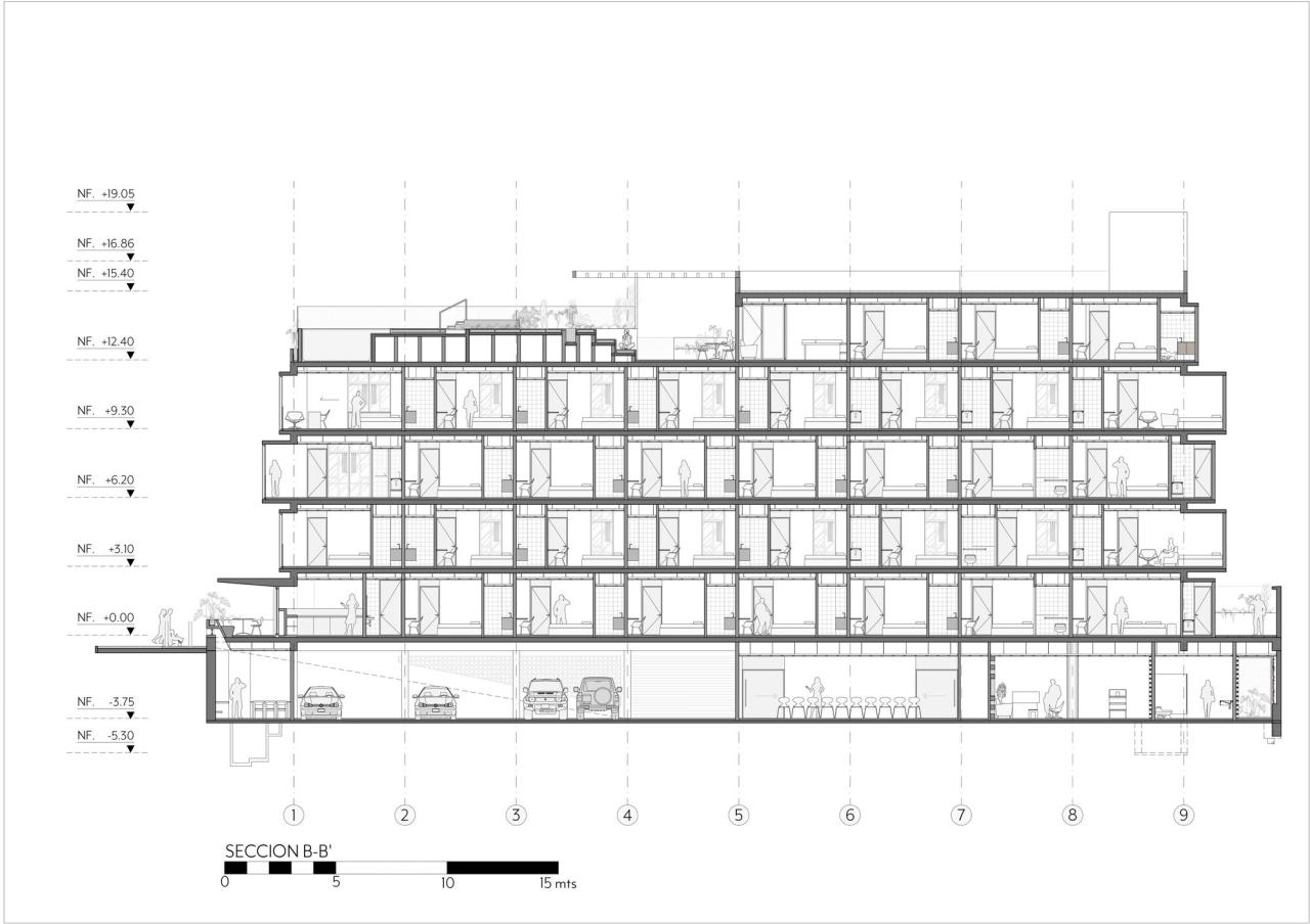 BIM建筑|BA’RA 酒店 / Plan:b arquitectos BIM建筑|BA’RA 酒店 / Plan:b arquitectos