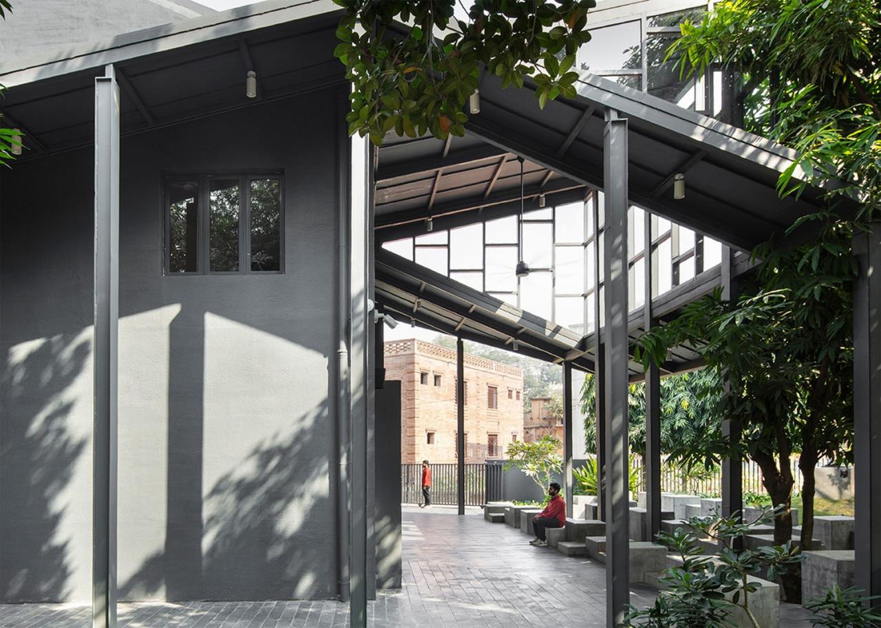 BIM建筑|Arthshila文化中心 – 文化适应及再利用私人基础设施 / Abin Design Studio BIM建筑|Arthshila文化中心 – 文化适应及再利用私人基础设施 / Abin Design Studio