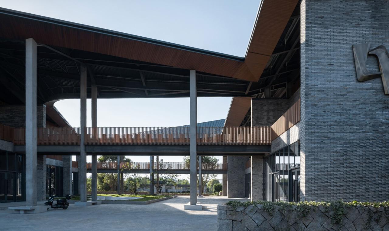 BIM建筑|台州路廊驿站 / 园舍建筑景观 BIM建筑|台州路廊驿站 / 园舍建筑景观