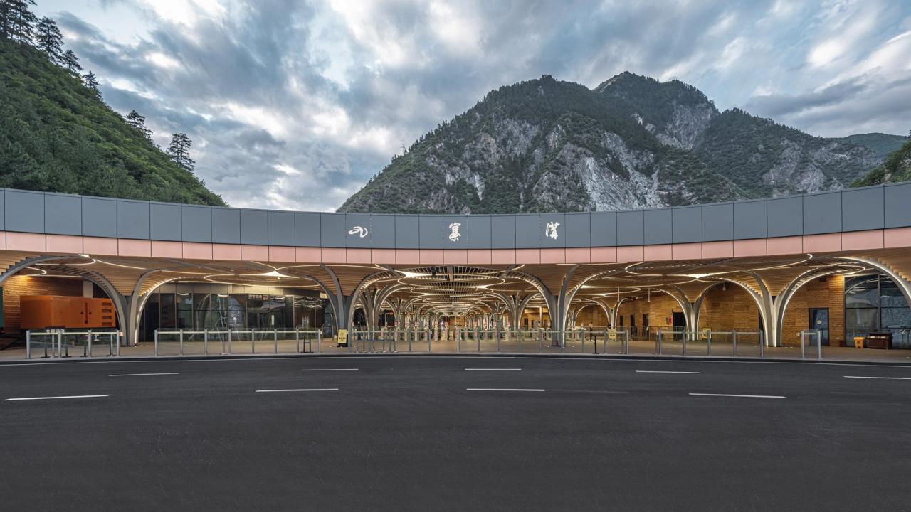 BIM建筑|THAD设计九寨沟游客中心 BIM建筑|THAD设计九寨沟游客中心