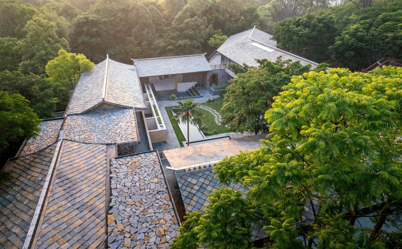 BIM建筑|瀑布下的诗意栖居:尧珈•瀑布村 /上海尧舜建筑设计有限公司 BIM建筑|瀑布下的诗意栖居:尧珈•瀑布村 /上海尧舜建筑设计有限公司