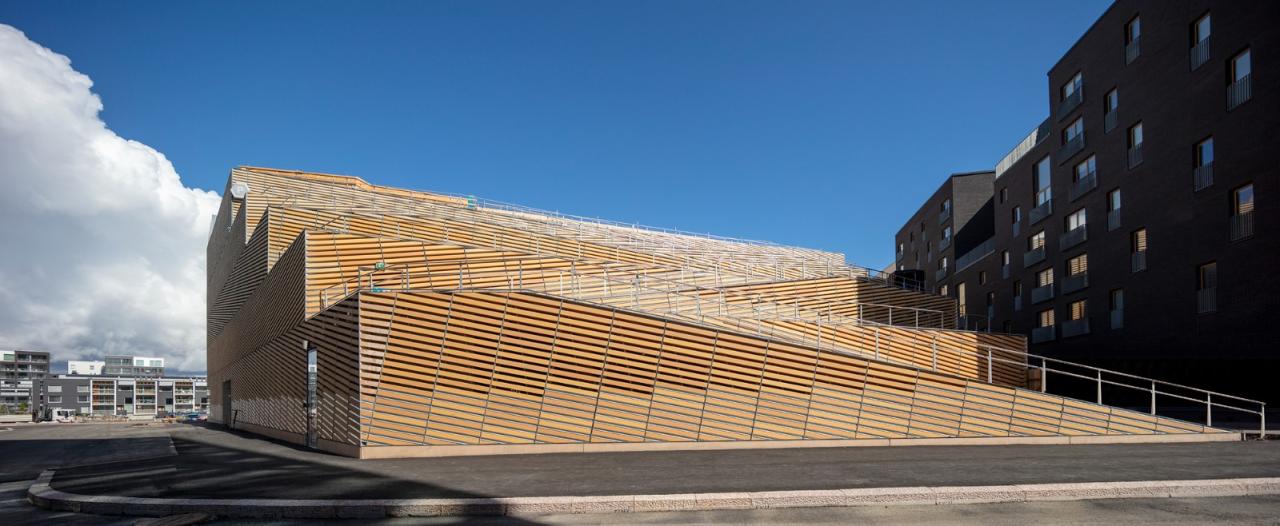 BIM建筑|梯田停车场 Saukonlaituri / ALA Architects BIM建筑|梯田停车场 Saukonlaituri / ALA Architects