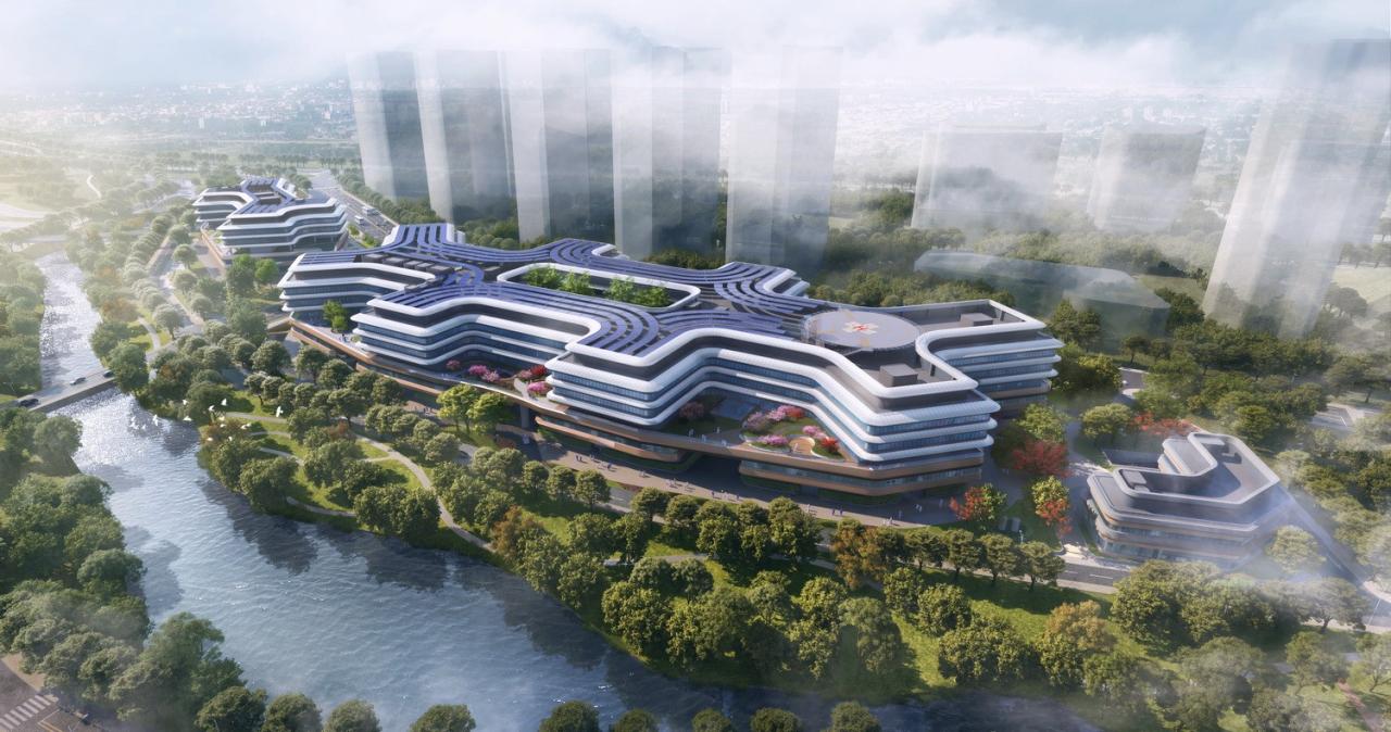 BIM建筑|以山水动脉形塑医校综合体:南方科技大学医学院及 南方科技大学附属医院 / 盖博建筑设计事务所 BIM建筑|以山水动脉形塑医校综合体:南方科技大学医学院及 南方科技大学附属医院 / 盖博建筑设计事务所