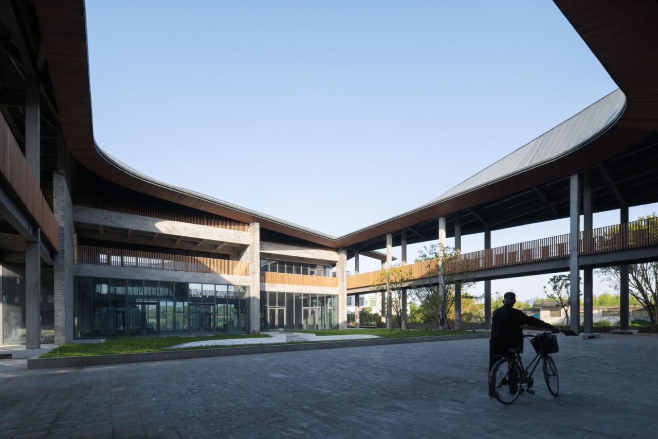BIM建筑|台州路廊驿站 / 园舍建筑景观 BIM建筑|台州路廊驿站 / 园舍建筑景观