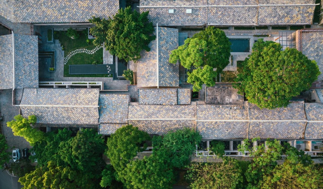 BIM建筑|瀑布下的诗意栖居:尧珈•瀑布村 /上海尧舜建筑设计有限公司 BIM建筑|瀑布下的诗意栖居:尧珈•瀑布村 /上海尧舜建筑设计有限公司