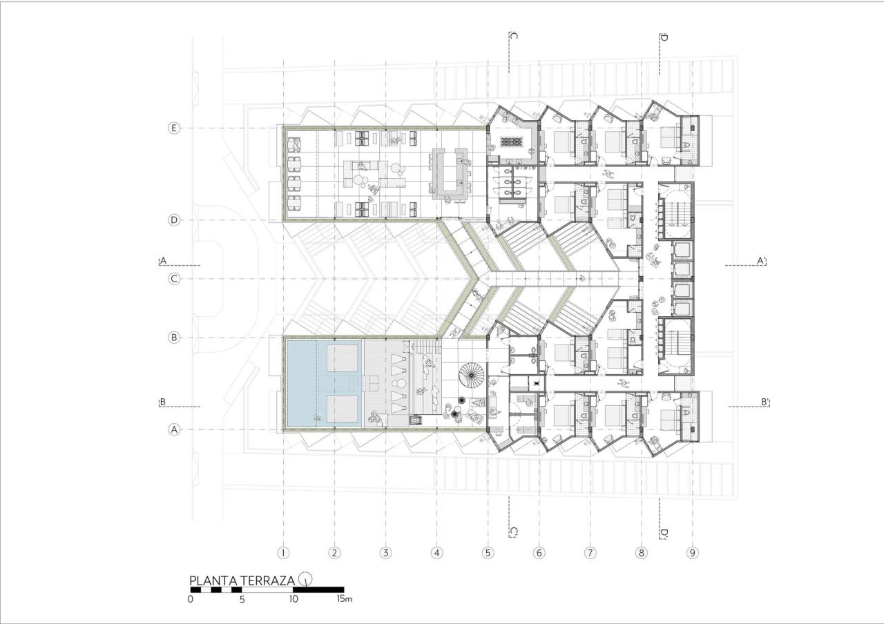 BIM建筑|BA’RA 酒店 / Plan:b arquitectos BIM建筑|BA’RA 酒店 / Plan:b arquitectos