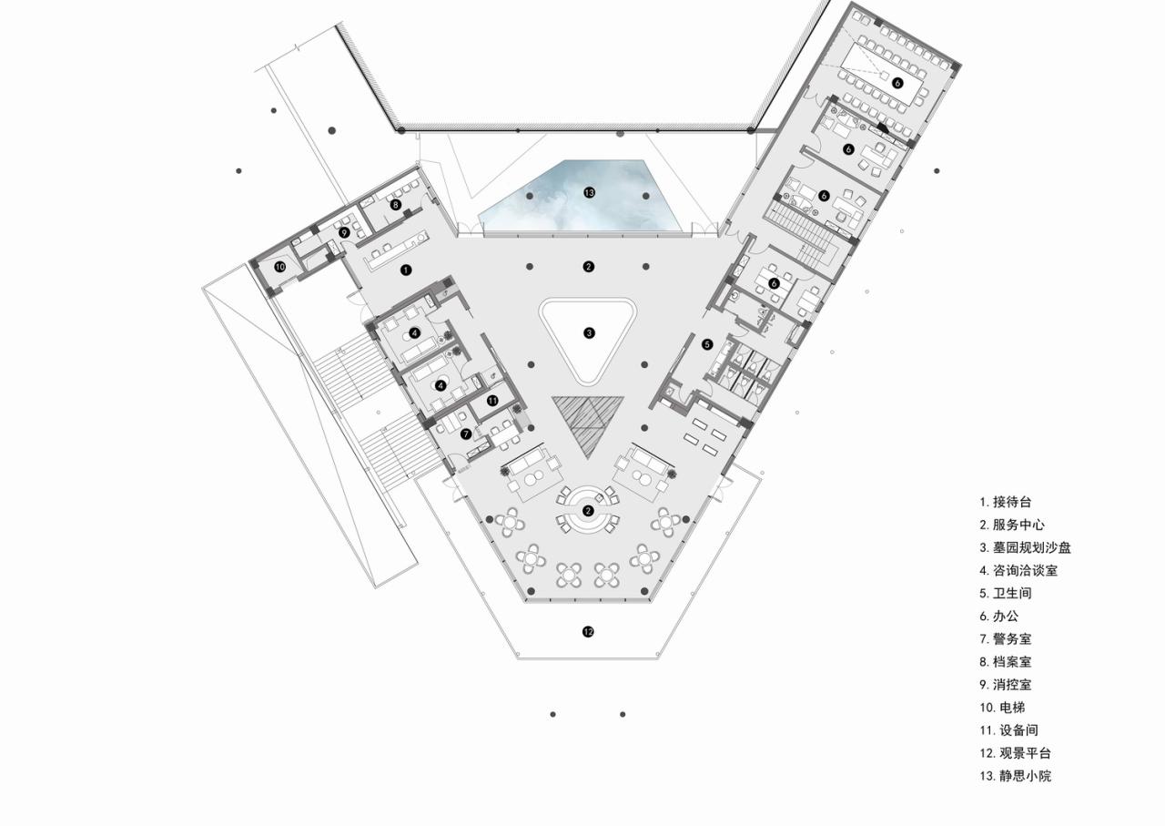 BIM建筑|化作天上的星星, 静美的灵魂栖息地:石家庄安德生命纪念公园·云镜 / 小隐建筑 BIM建筑|化作天上的星星, 静美的灵魂栖息地:石家庄安德生命纪念公园·云镜 / 小隐建筑