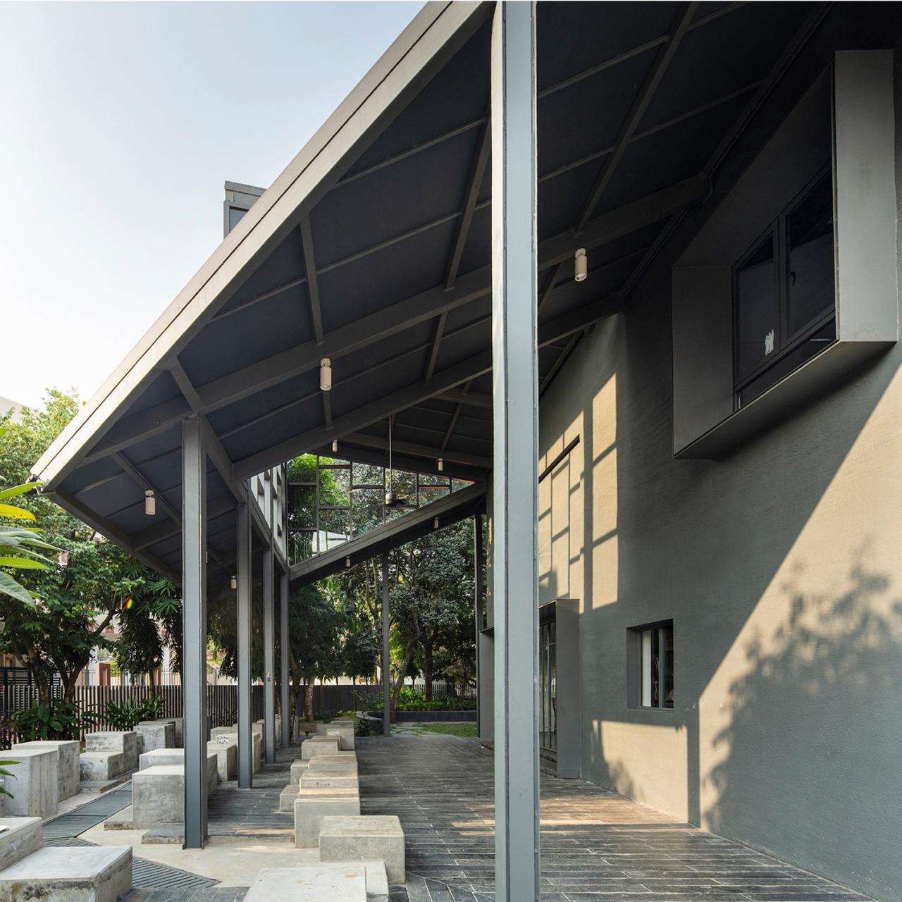 BIM建筑|Arthshila文化中心 – 文化适应及再利用私人基础设施 / Abin Design Studio BIM建筑|Arthshila文化中心 – 文化适应及再利用私人基础设施 / Abin Design Studio