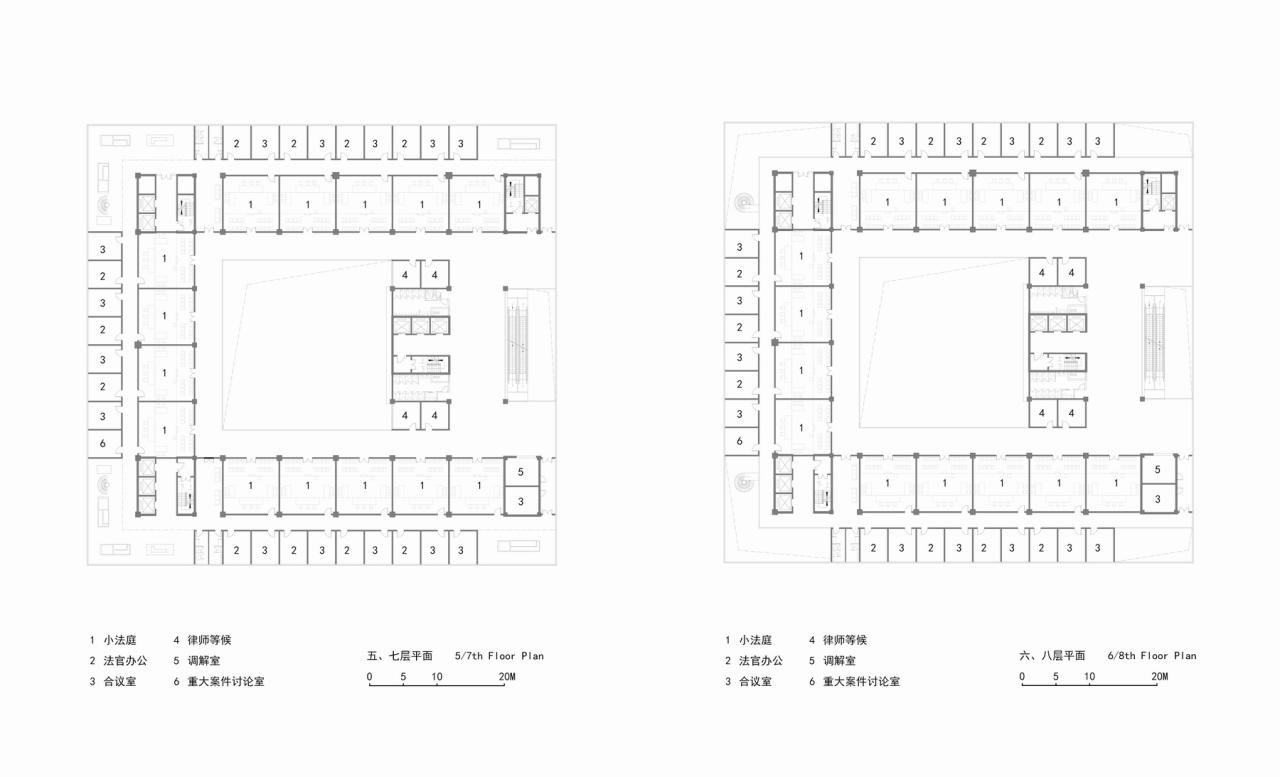 BIM建筑|凝固的正义•常州市中级人民法院扩建 / 简和建筑 BIM建筑|凝固的正义•常州市中级人民法院扩建 / 简和建筑