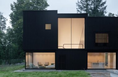 BIM建筑|木质立方体,湖边木屋 / Appels Architekten-BIM建筑网