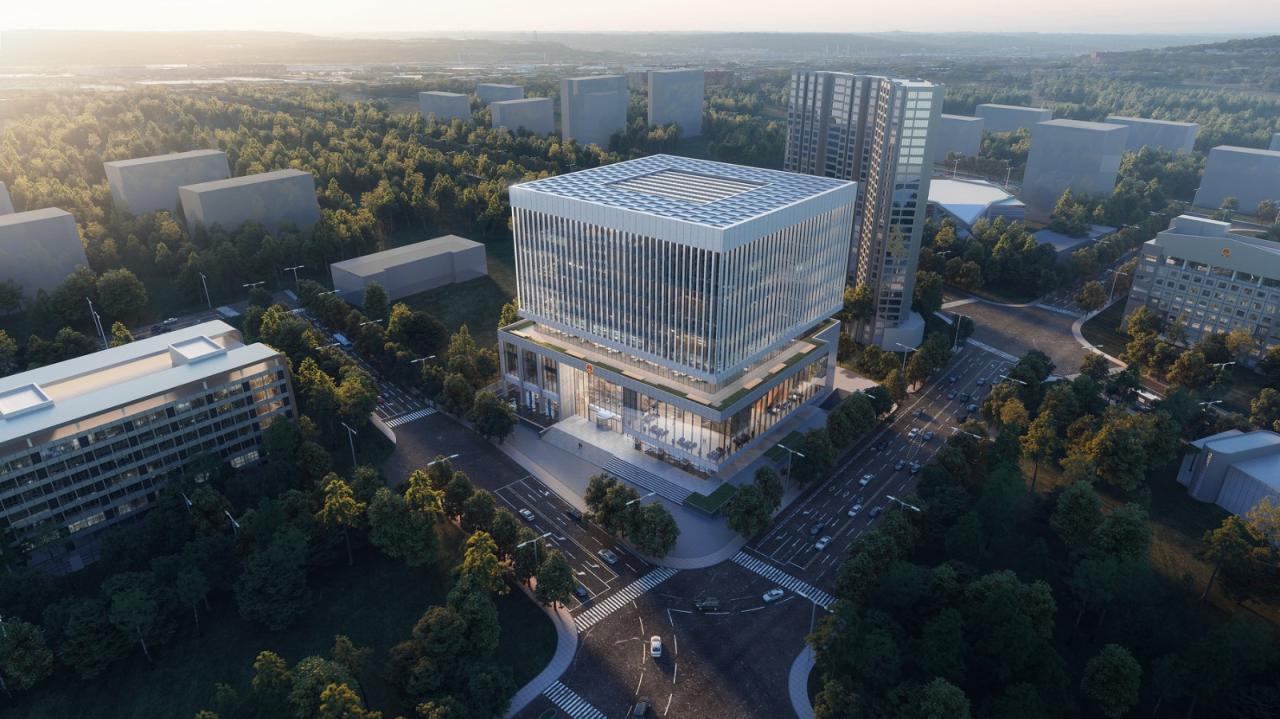 BIM建筑|凝固的正义•常州市中级人民法院扩建 / 简和建筑 BIM建筑|凝固的正义•常州市中级人民法院扩建 / 简和建筑