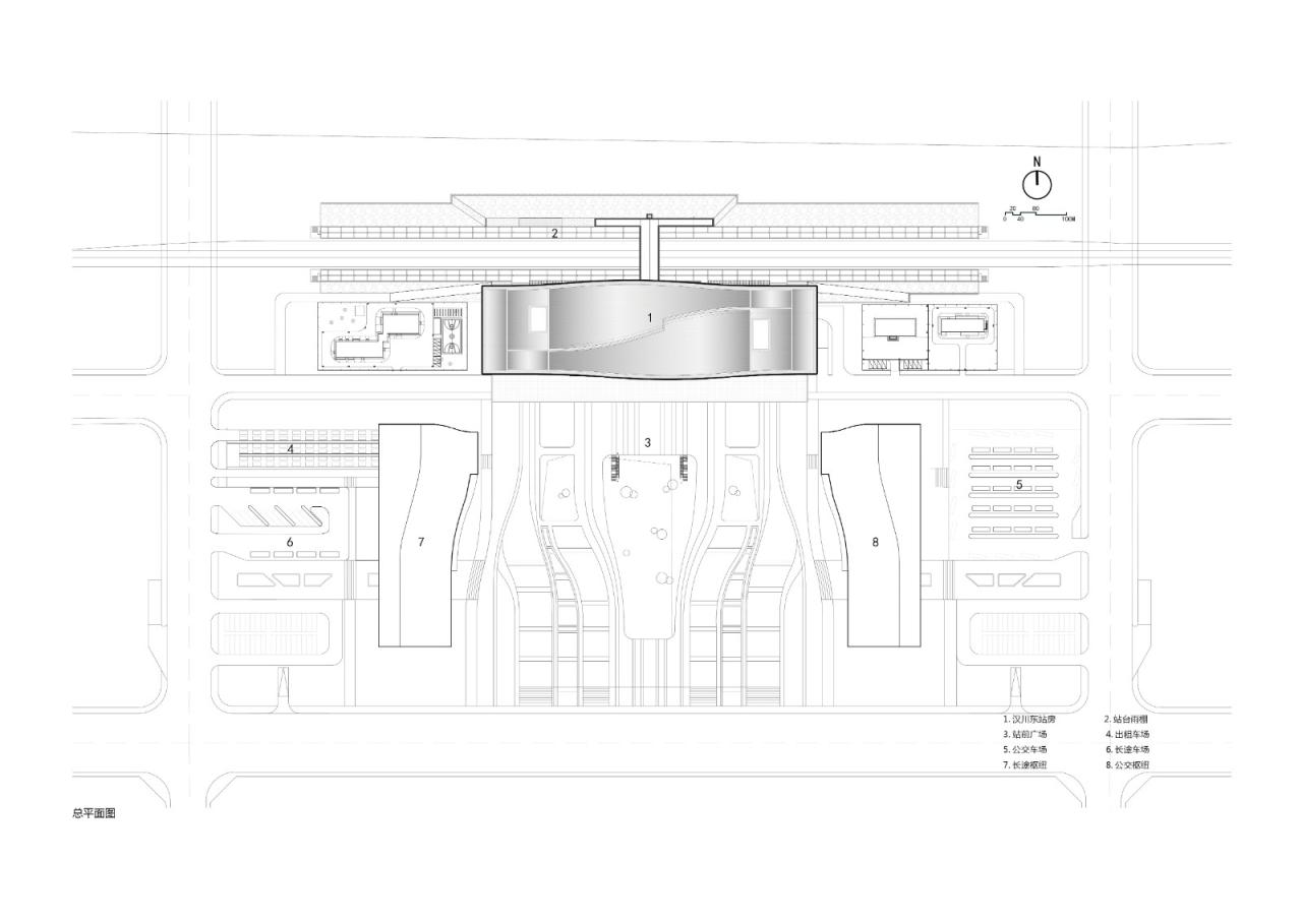 BIM建筑|新建沪渝蓉高铁武宜段——汉川东站 / 中南建筑设计院股份有限公司 BIM建筑|新建沪渝蓉高铁武宜段——汉川东站 / 中南建筑设计院股份有限公司