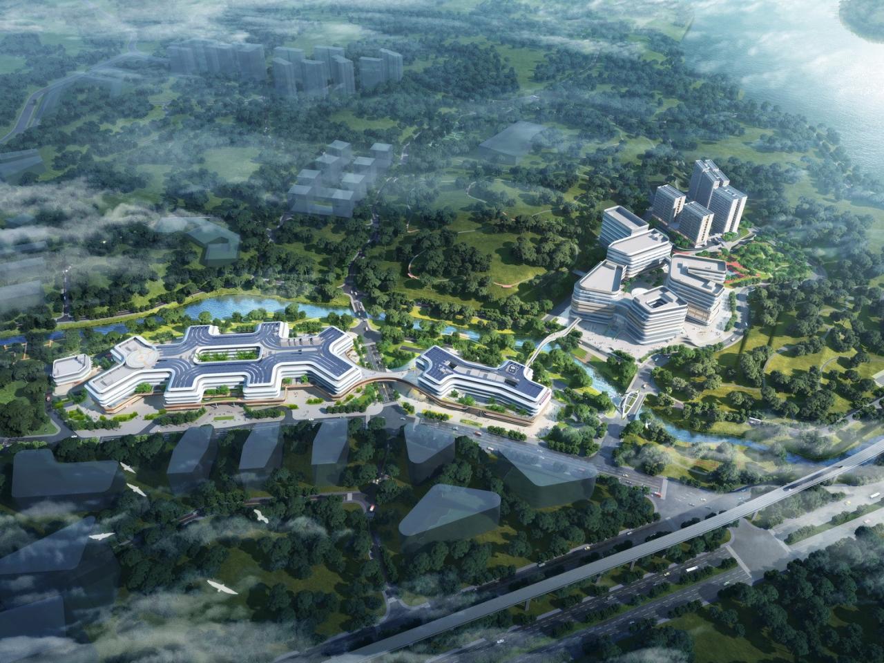 BIM建筑|以山水动脉形塑医校综合体:南方科技大学医学院及 南方科技大学附属医院 / 盖博建筑设计事务所 BIM建筑|以山水动脉形塑医校综合体:南方科技大学医学院及 南方科技大学附属医院 / 盖博建筑设计事务所