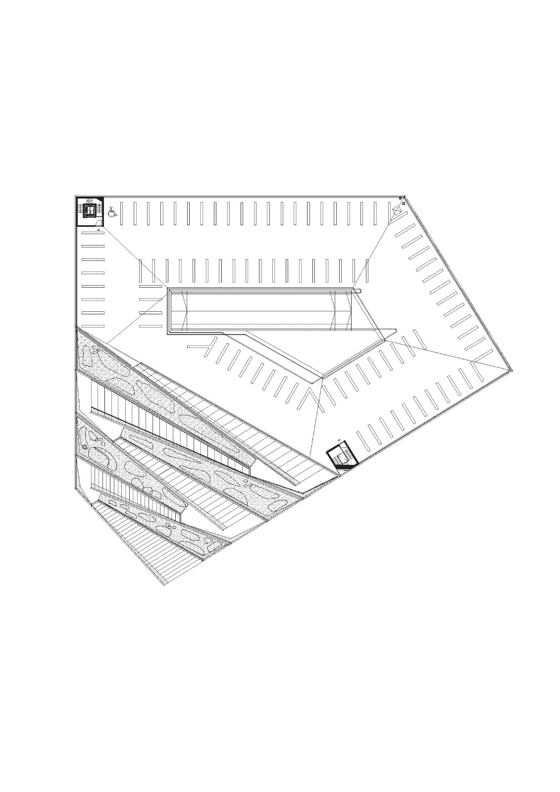 BIM建筑|梯田停车场 Saukonlaituri / ALA Architects BIM建筑|梯田停车场 Saukonlaituri / ALA Architects