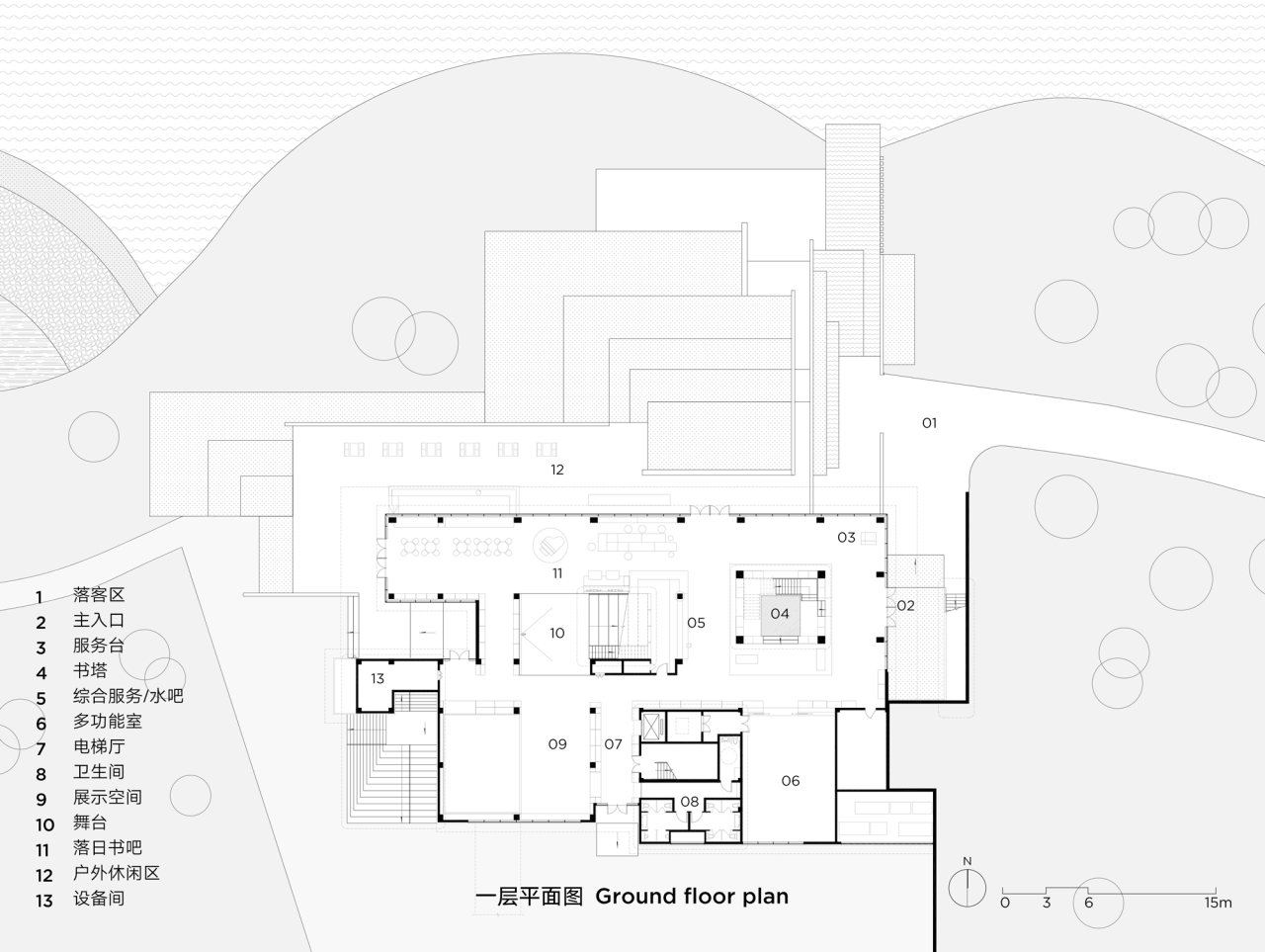 BIM建筑|光的中庭:泊心域社区邻里中心 / 孟凡浩-line+建筑事务所 BIM建筑|光的中庭:泊心域社区邻里中心 / 孟凡浩-line+建筑事务所