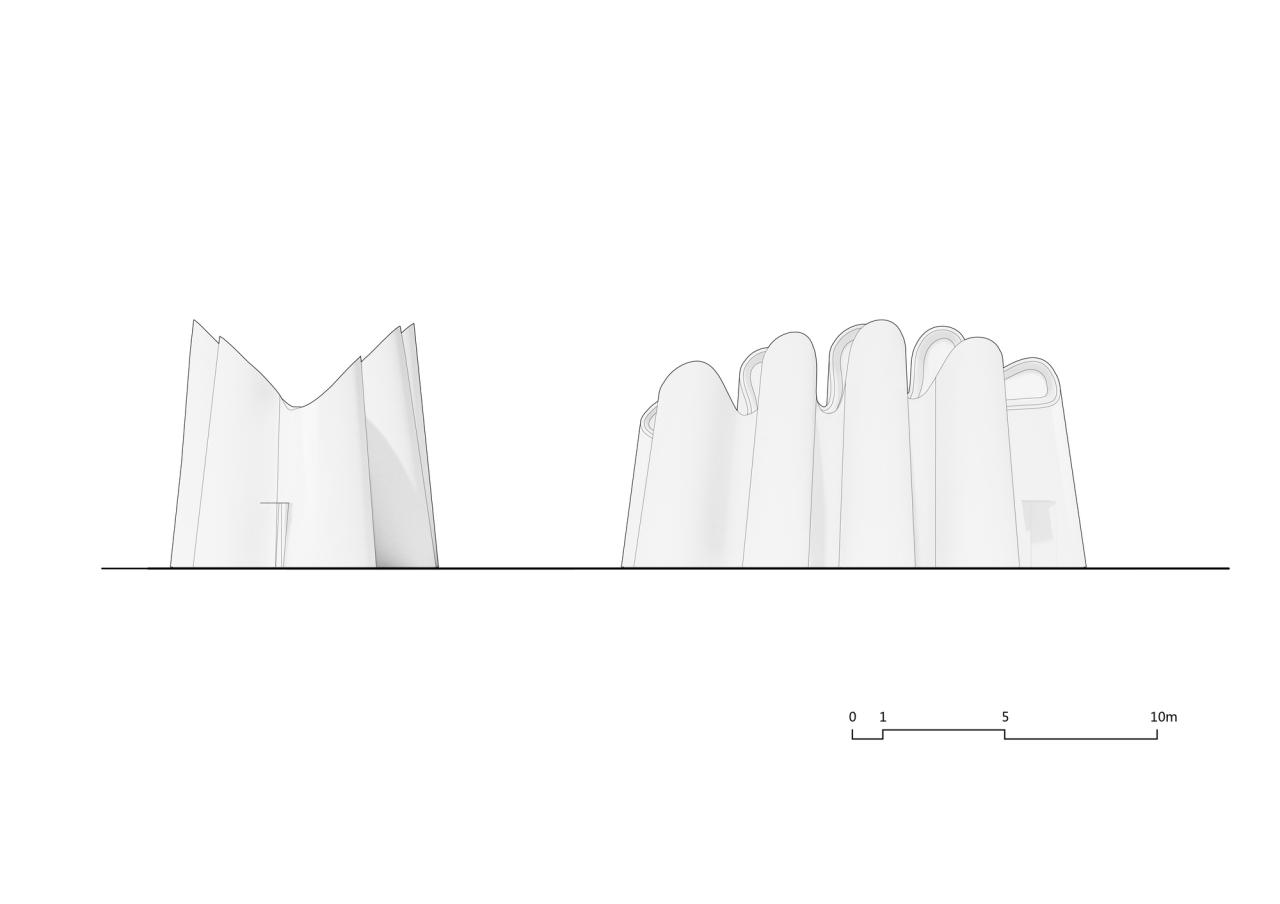 BIM建筑|天光洗手堂 / 众建筑 BIM建筑|天光洗手堂 / 众建筑