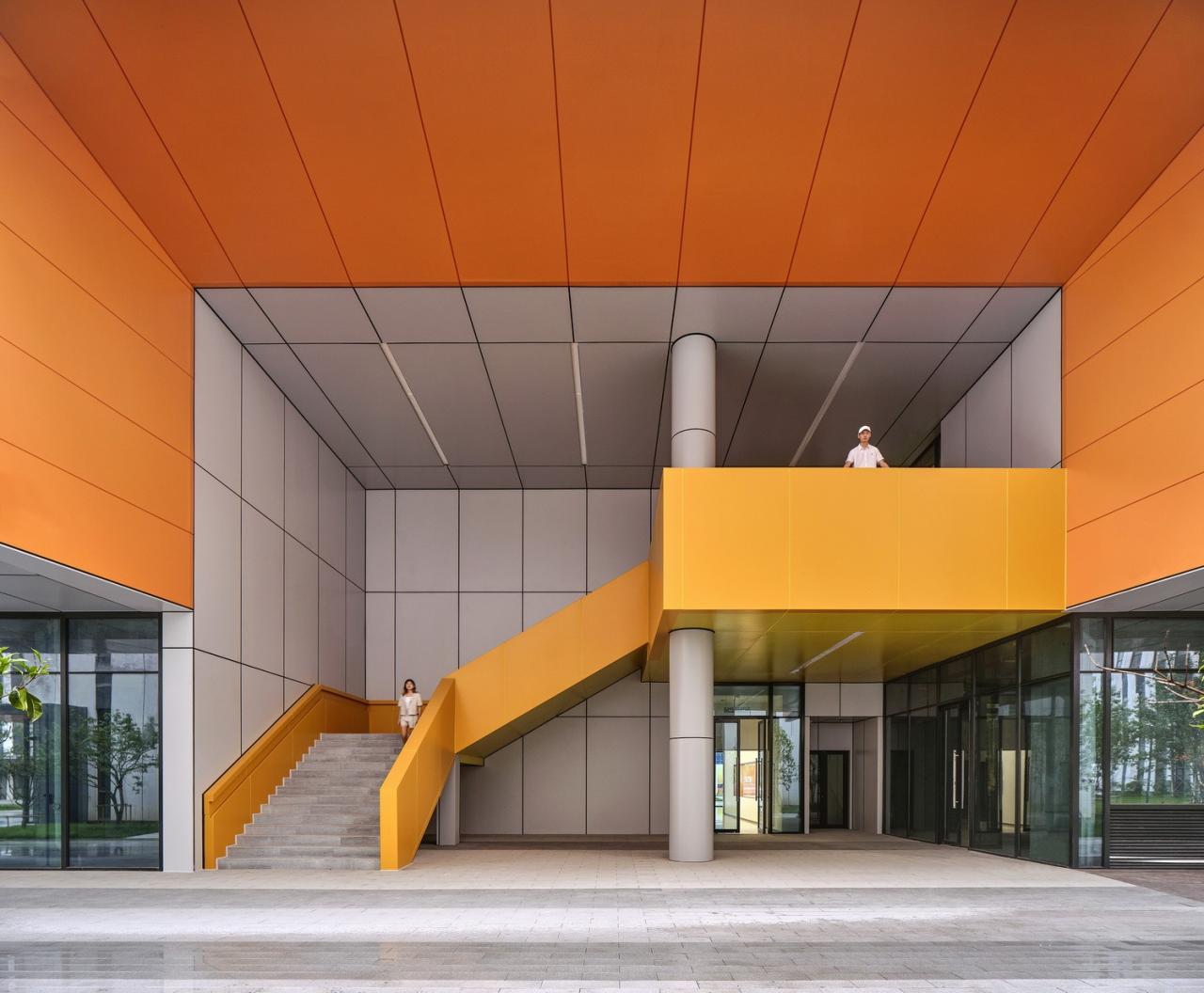 BIM建筑|跳动的色彩×微笑的曲线,园区建筑注入活力与情感:苏州新扬产业园 / FTA BIM建筑|跳动的色彩×微笑的曲线,园区建筑注入活力与情感:苏州新扬产业园 / FTA