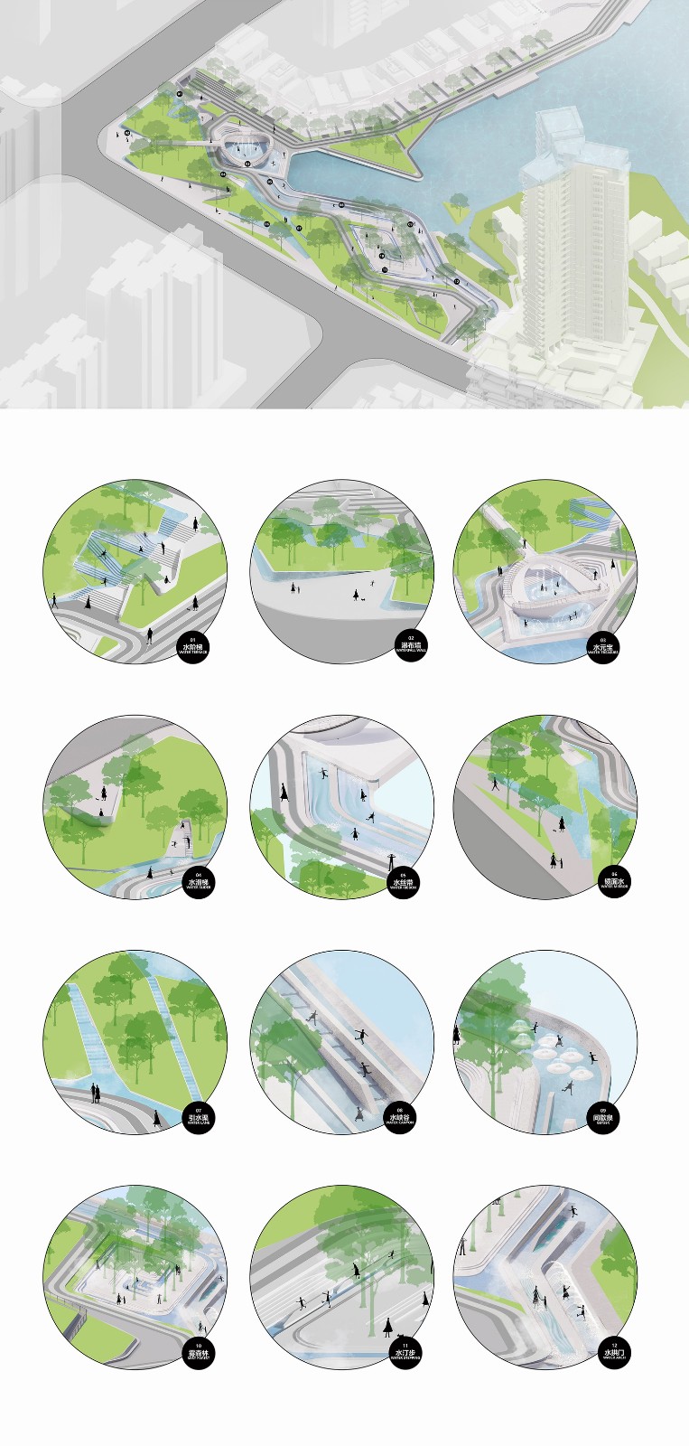 BIM建筑|景观设计:麓湖水线公园 / Lab D+H BIM建筑|景观设计:麓湖水线公园 / Lab D+H