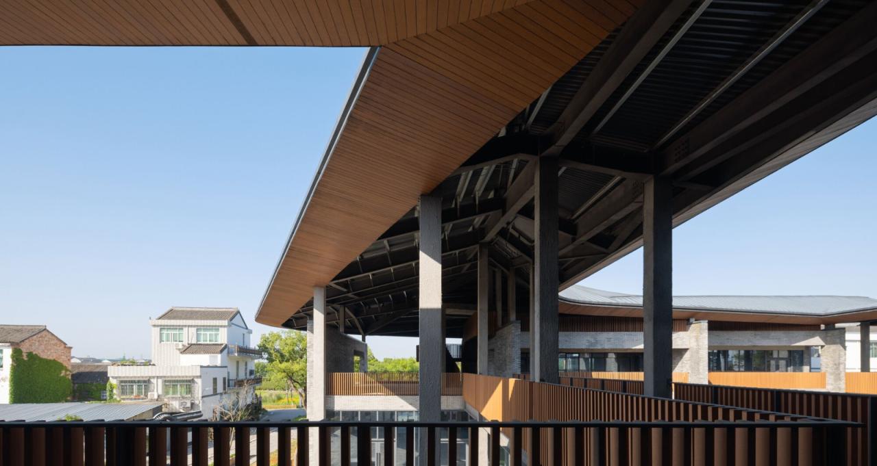 BIM建筑|台州路廊驿站 / 园舍建筑景观 BIM建筑|台州路廊驿站 / 园舍建筑景观