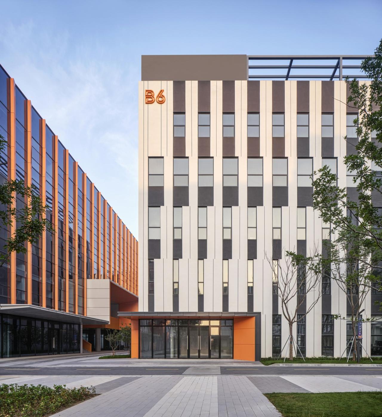 BIM建筑|跳动的色彩×微笑的曲线,园区建筑注入活力与情感:苏州新扬产业园 / FTA BIM建筑|跳动的色彩×微笑的曲线,园区建筑注入活力与情感:苏州新扬产业园 / FTA