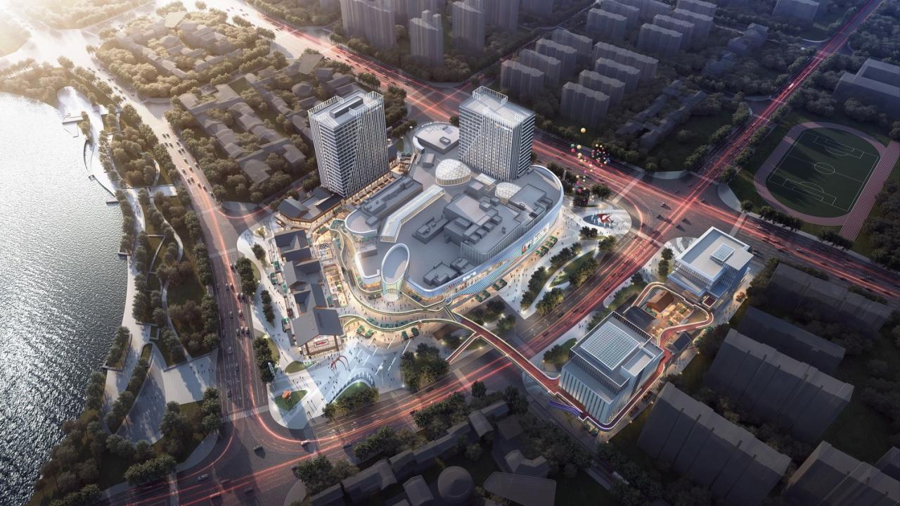 BIM建筑|山水之城·泰汶城市广场 / 简和建筑 BIM建筑|山水之城·泰汶城市广场 / 简和建筑