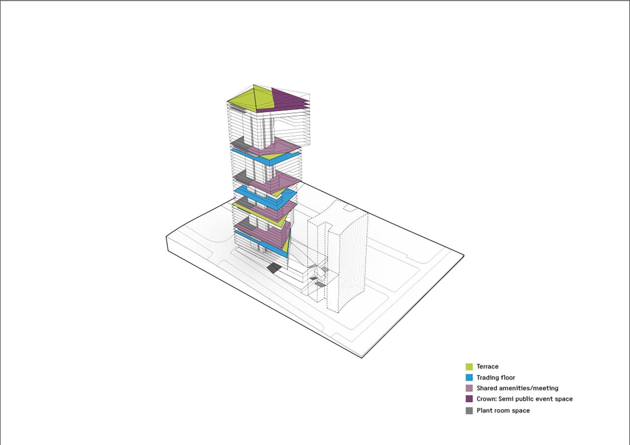 BIM建筑|首个塔楼改造 Quay Quarter,‘嫁接’新楼板 / 3XN BIM建筑|首个塔楼改造 Quay Quarter,‘嫁接’新楼板 / 3XN