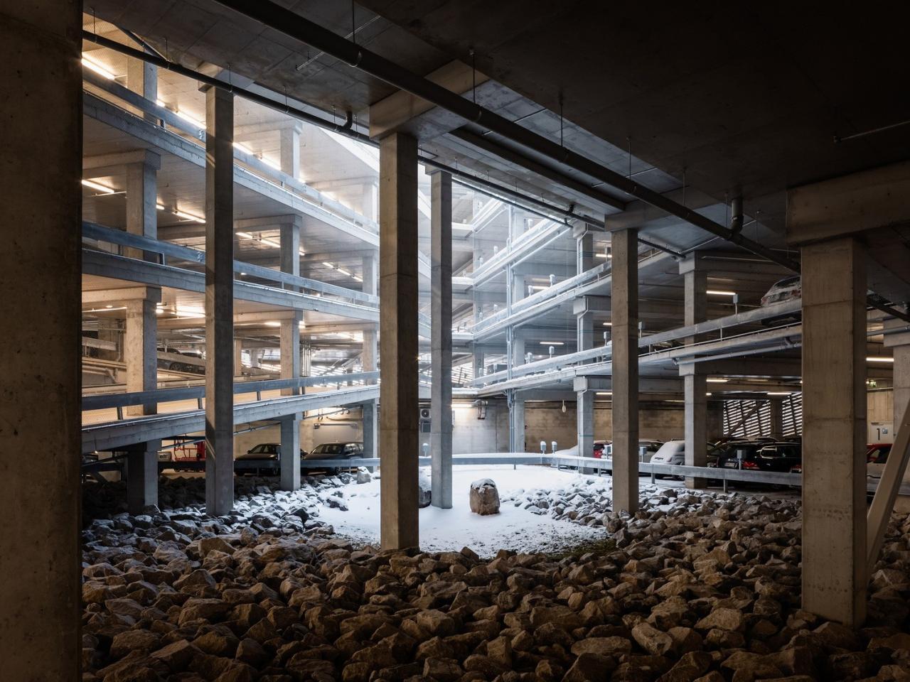 BIM建筑|梯田停车场 Saukonlaituri / ALA Architects BIM建筑|梯田停车场 Saukonlaituri / ALA Architects