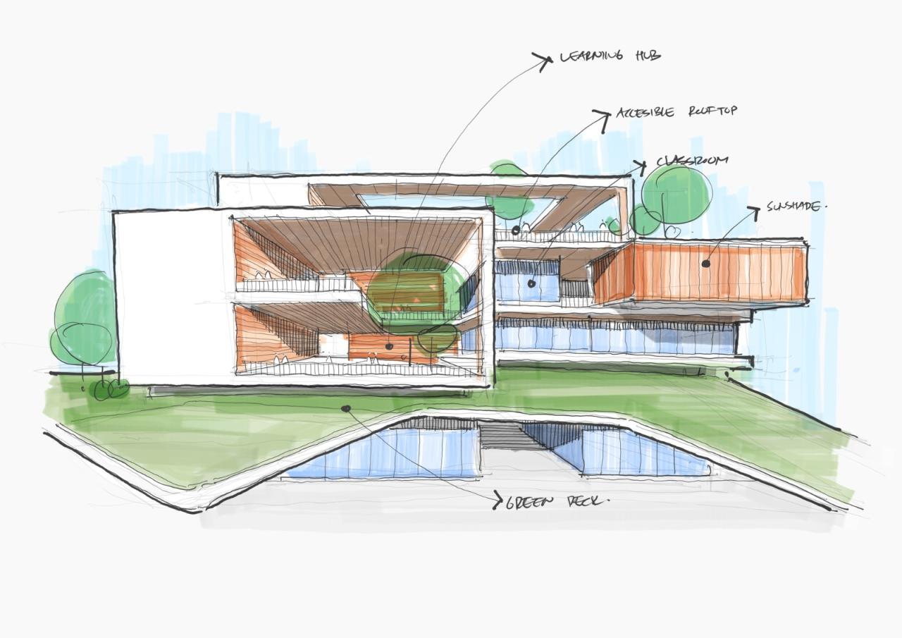 BIM建筑|拥抱童真的“绿野小镇” 原创 :杭州钱江新城的未来校园 / 10 Design BIM建筑|拥抱童真的“绿野小镇” 原创 :杭州钱江新城的未来校园 / 10 Design