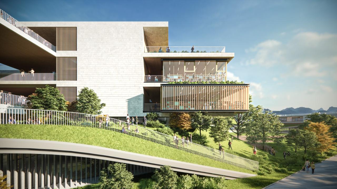 BIM建筑|拥抱童真的“绿野小镇” 原创 :杭州钱江新城的未来校园 / 10 Design BIM建筑|拥抱童真的“绿野小镇” 原创 :杭州钱江新城的未来校园 / 10 Design