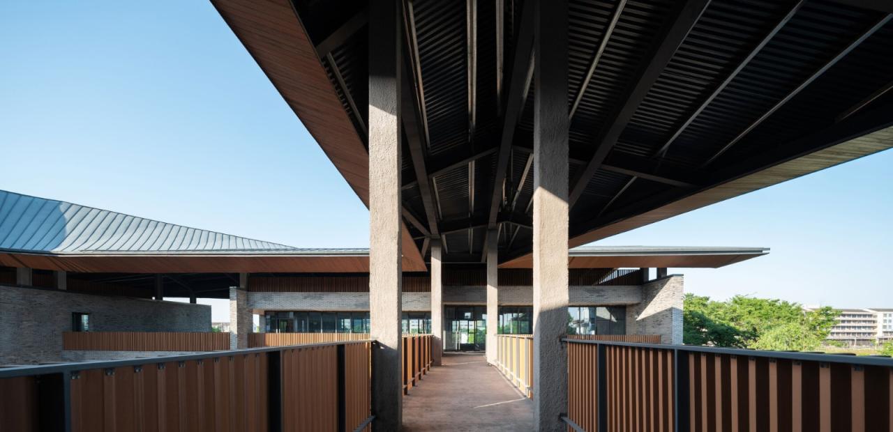 BIM建筑|台州路廊驿站 / 园舍建筑景观 BIM建筑|台州路廊驿站 / 园舍建筑景观