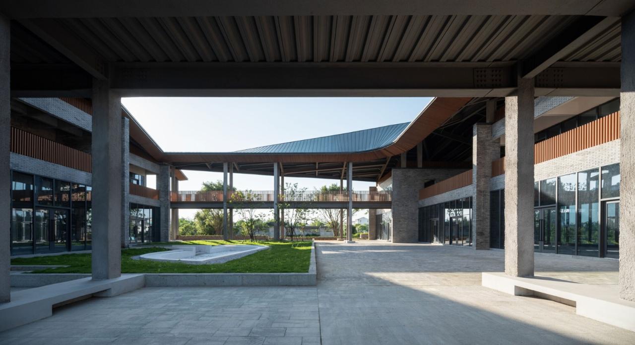 BIM建筑|台州路廊驿站 / 园舍建筑景观 BIM建筑|台州路廊驿站 / 园舍建筑景观