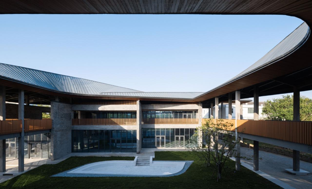 BIM建筑|台州路廊驿站 / 园舍建筑景观 BIM建筑|台州路廊驿站 / 园舍建筑景观