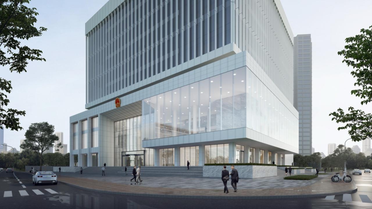 BIM建筑|凝固的正义•常州市中级人民法院扩建 / 简和建筑 BIM建筑|凝固的正义•常州市中级人民法院扩建 / 简和建筑