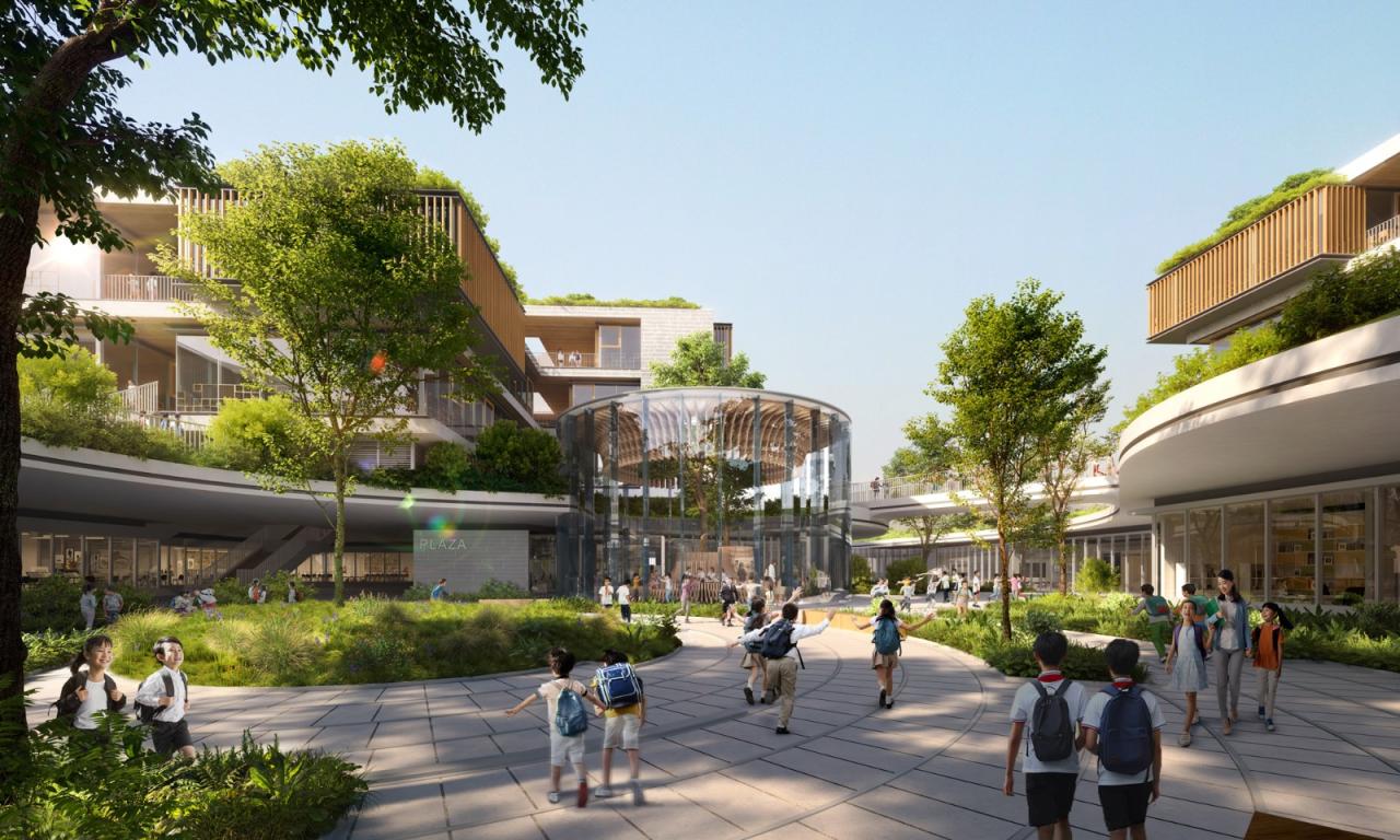 BIM建筑|拥抱童真的“绿野小镇” 原创 :杭州钱江新城的未来校园 / 10 Design BIM建筑|拥抱童真的“绿野小镇” 原创 :杭州钱江新城的未来校园 / 10 Design
