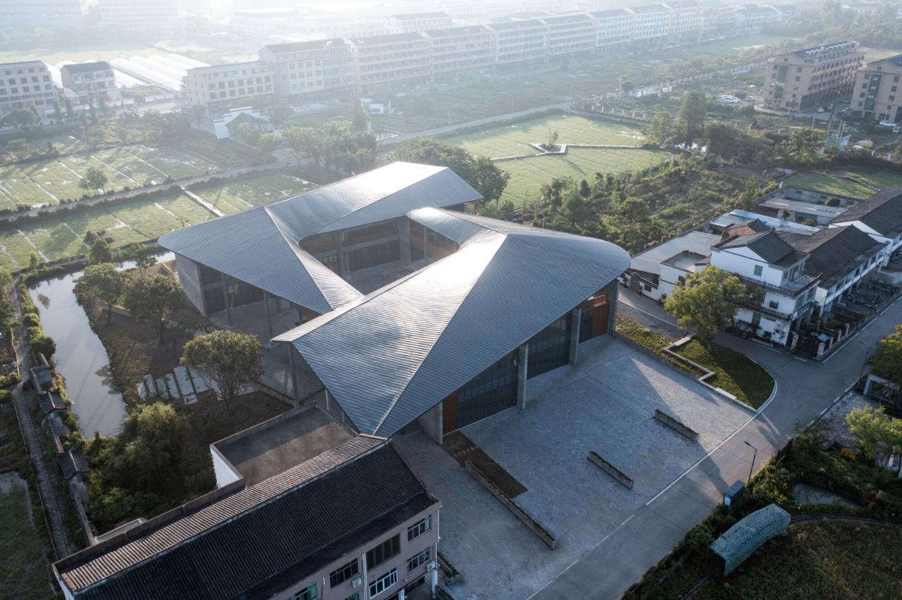 BIM建筑|台州路廊驿站 / 园舍建筑景观 BIM建筑|台州路廊驿站 / 园舍建筑景观