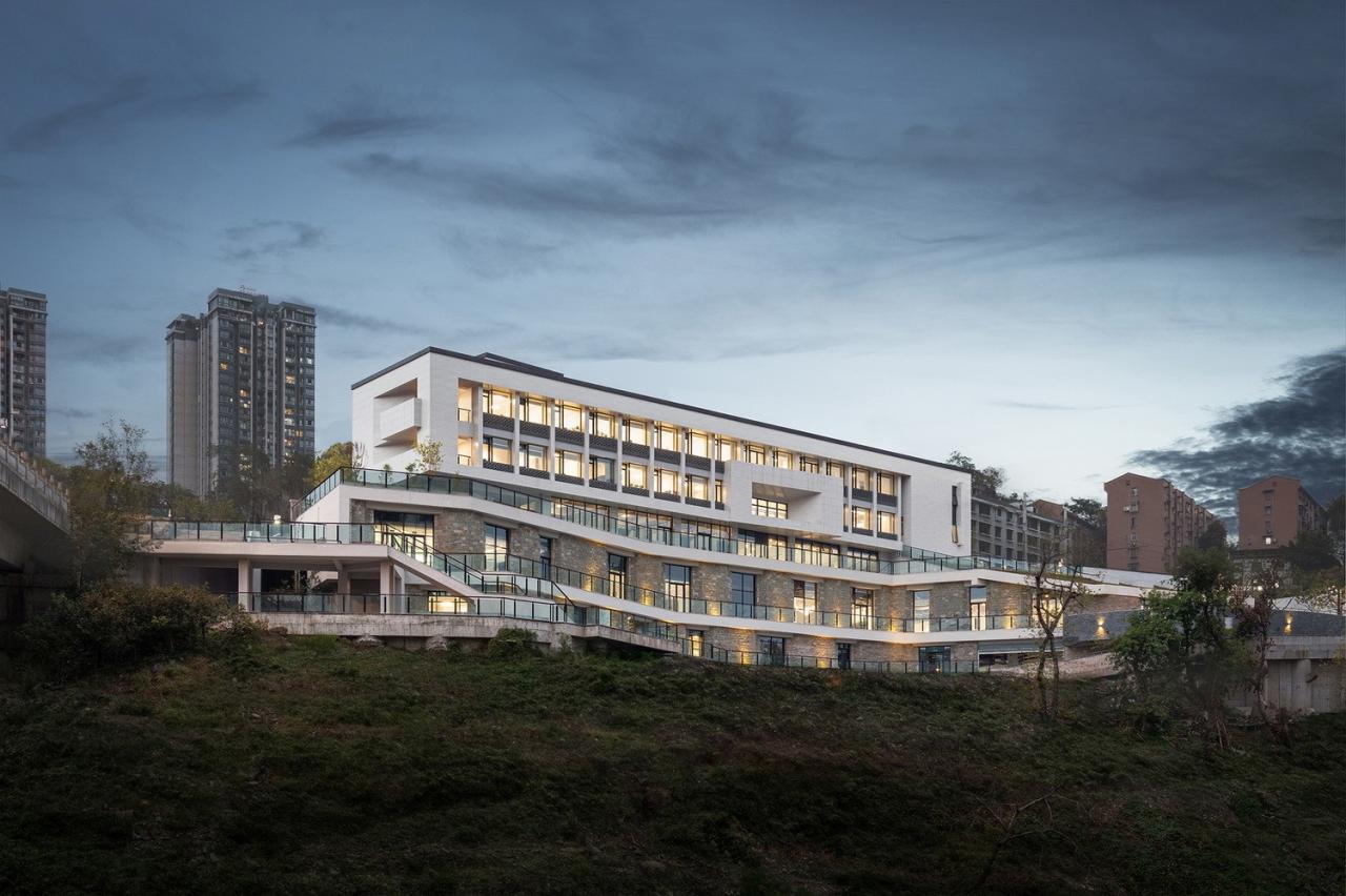 BIM建筑|磁器口服务中心 / 重庆悦集建筑设计 BIM建筑|磁器口服务中心 / 重庆悦集建筑设计