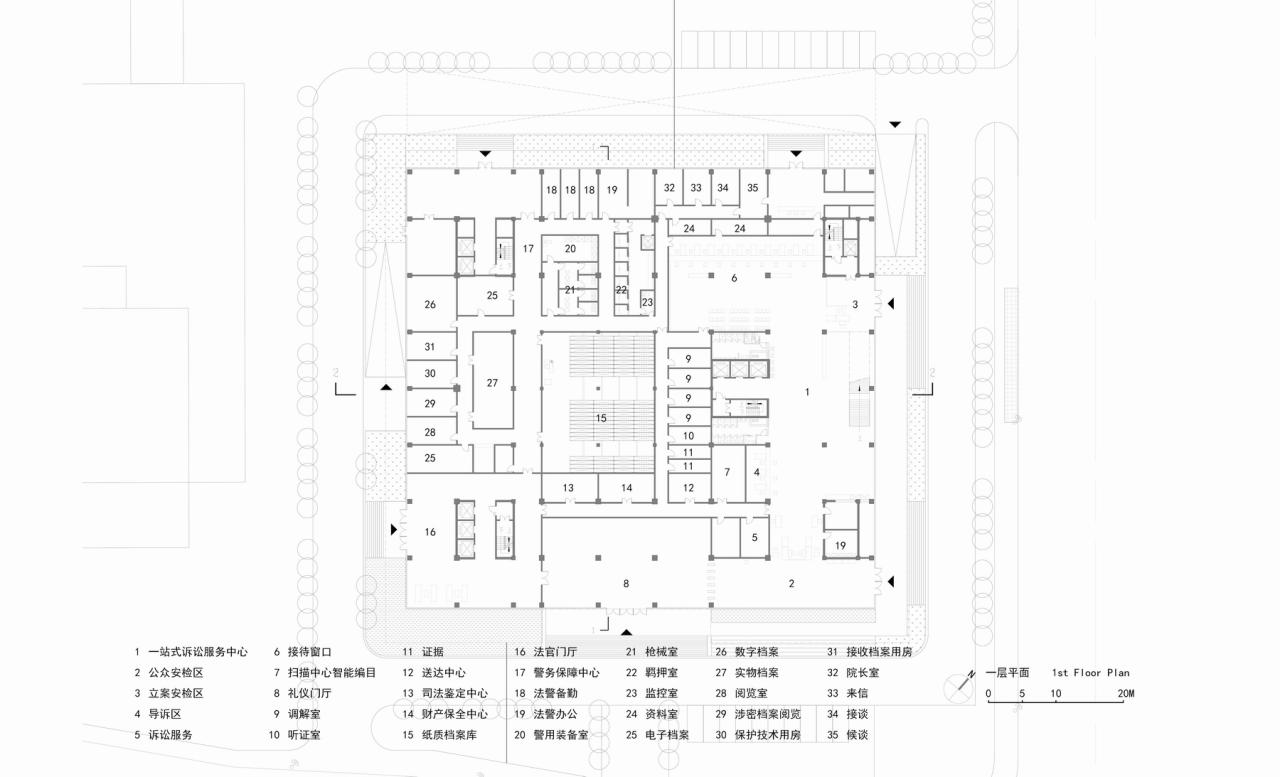 BIM建筑|凝固的正义•常州市中级人民法院扩建 / 简和建筑 BIM建筑|凝固的正义•常州市中级人民法院扩建 / 简和建筑