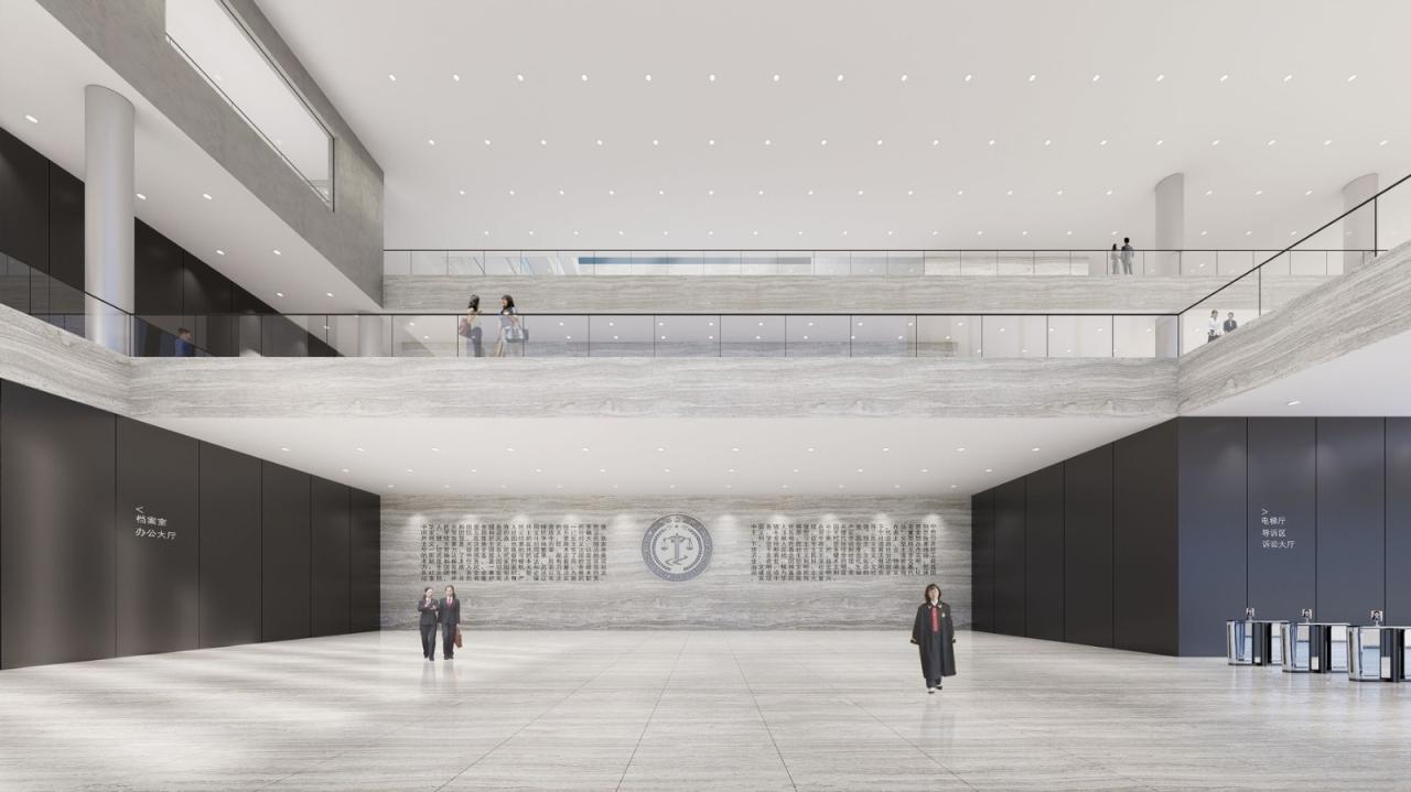 BIM建筑|凝固的正义•常州市中级人民法院扩建 / 简和建筑 BIM建筑|凝固的正义•常州市中级人民法院扩建 / 简和建筑